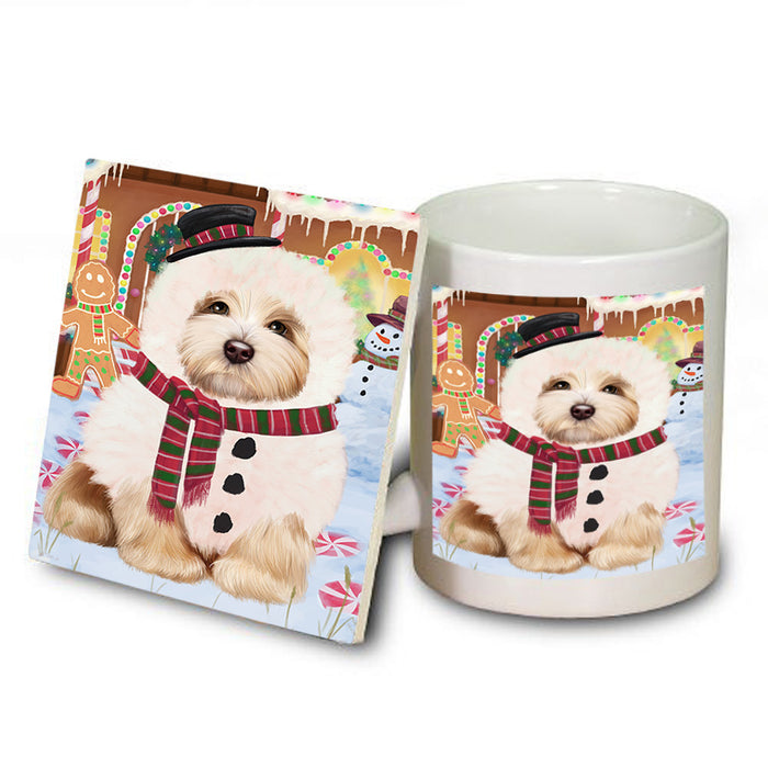 Christmas Gingerbread House Candyfest Havanese Dog Mug and Coaster Set MUC56353