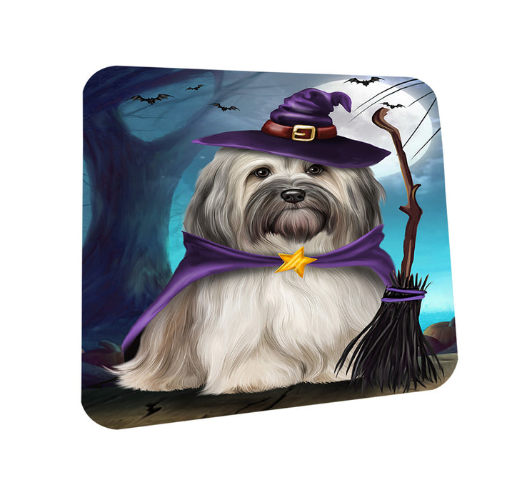 Happy Halloween Trick or Treat Havanese Dog Coasters Set of 4 CST54461