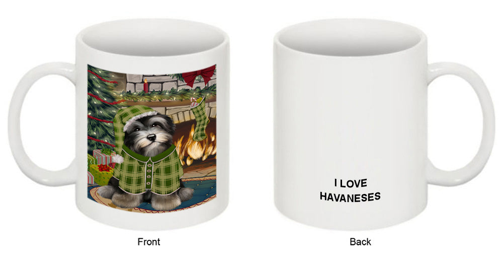 The Stocking was Hung Havanese Dog Coffee Mug MUG50733