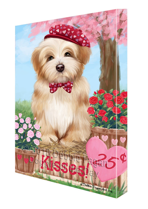 Rosie 25 Cent Kisses Havanese Dog Canvas Print Wall Art Décor CVS125225