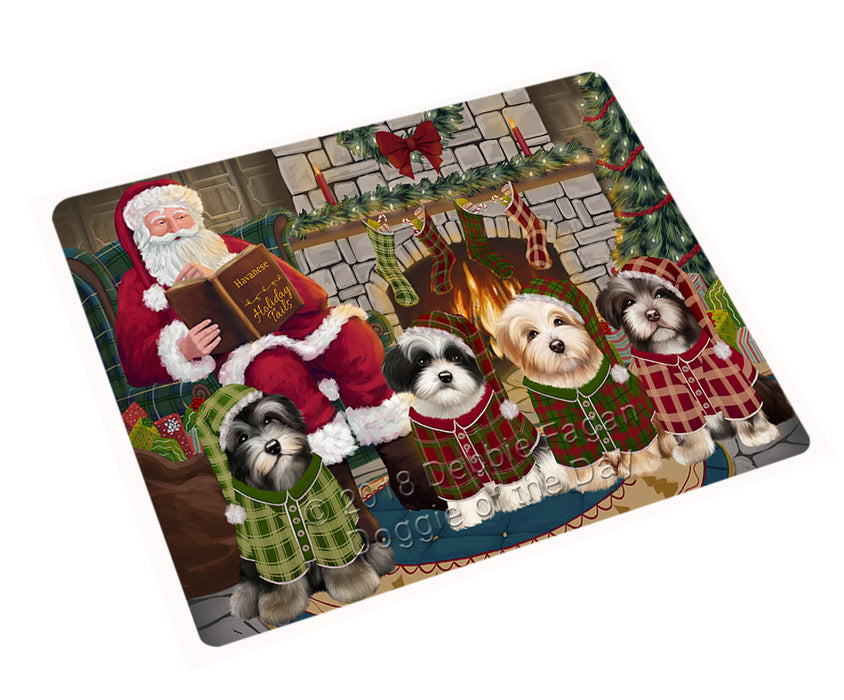 Christmas Cozy Holiday Tails Havaneses Dog Cutting Board C70527