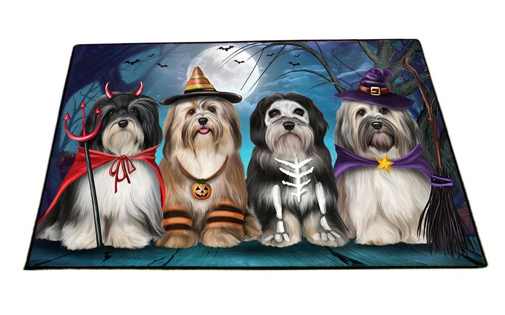 Happy Halloween Trick or Treat Havaneses Dog Floormat FLMS54691