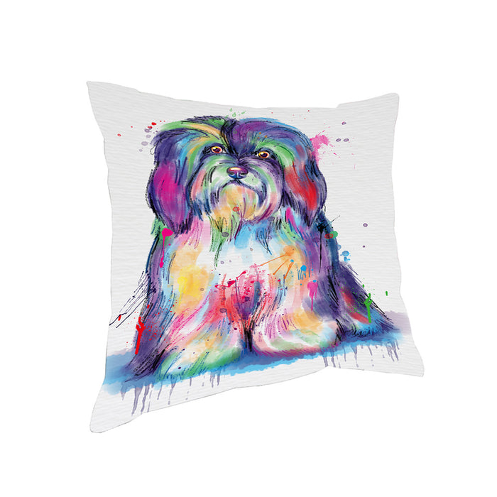 Watercolor Havanese Dog Pillow PIL83768