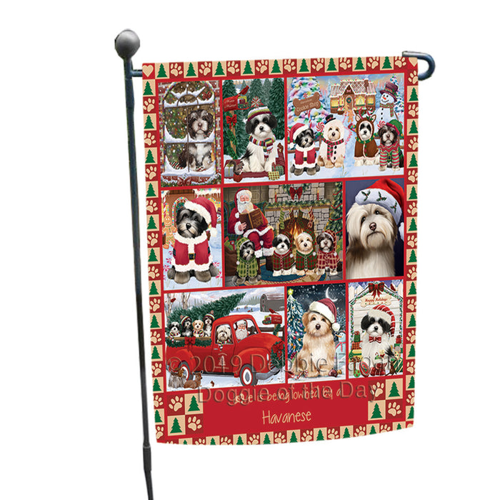Love is Being Owned Christmas Havanese Dogs Garden Flag GFLG65902