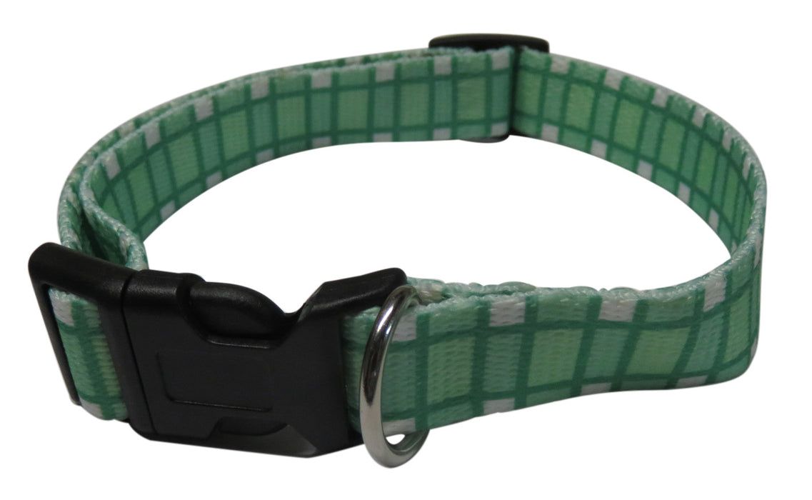 Green Dog Adjustable Nylon Collar