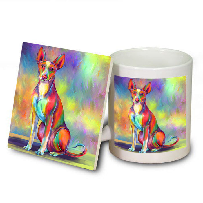 Paradise Wave Ibizan Hound Dog Mug and Coaster Set MUC57501