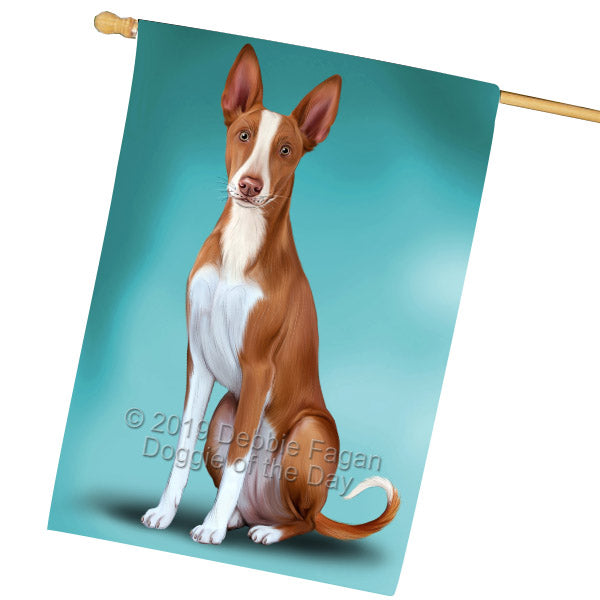 Ibizan Hound Dog House Flag FLG65585