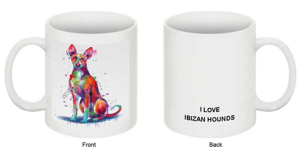 Watercolor Ibizan Hound Dog Coffee Mug MUG52949
