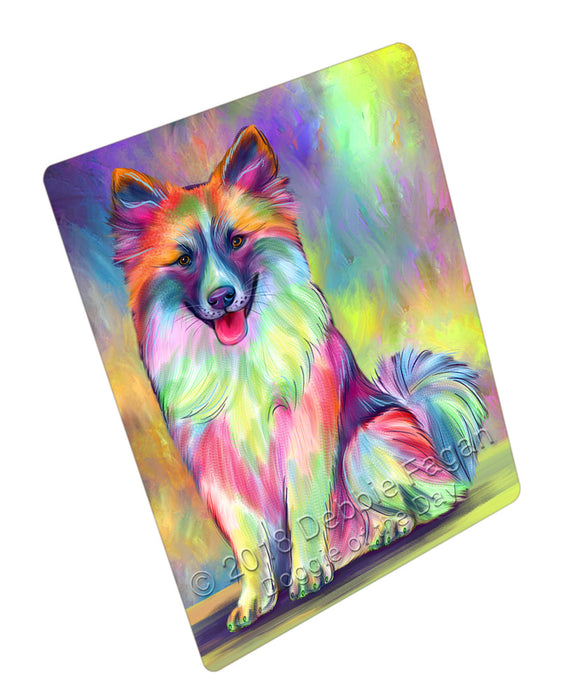 Paradise Wave Icelandic Sheepdog Cutting Board - For Kitchen - Scratch & Stain Resistant - Designed To Stay In Place - Easy To Clean By Hand - Perfect for Chopping Meats, Vegetables