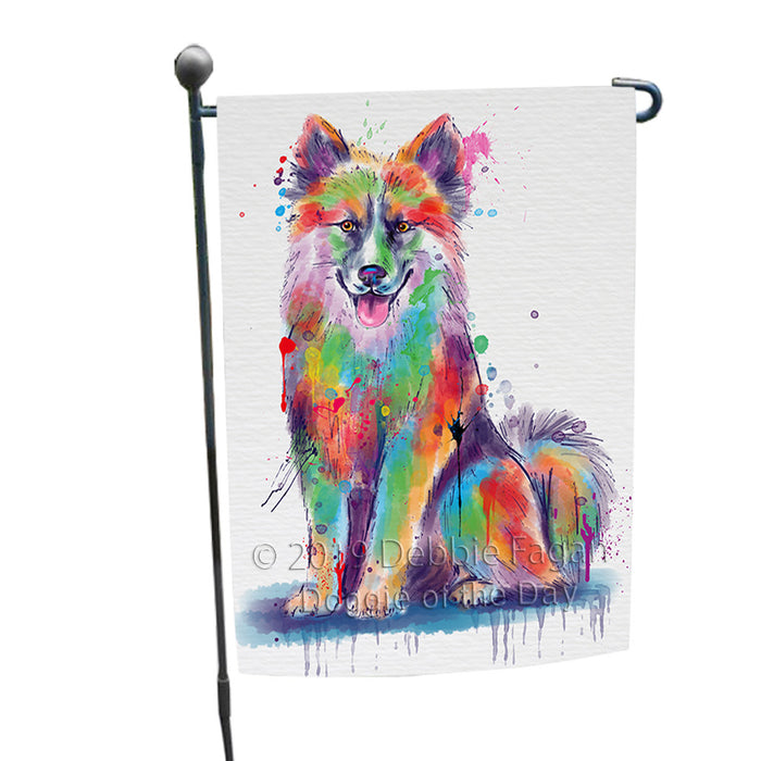 Watercolor Icelandic Sheepdog Garden Flag GFLG66366