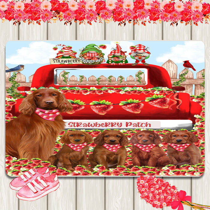 Irish Setter Area Rug and Runner, Explore a Variety of Designs, Personalized, Indoor Floor Carpet Rugs for Home and Living Room, Custom, Dog Gift for Pet Lovers