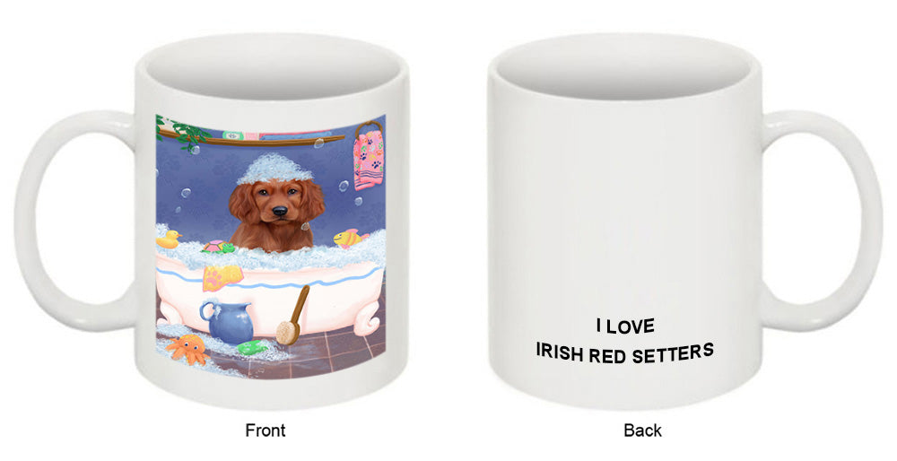 Rub A Dub Dog In A Tub Irish Red Setter Dog Coffee Mug MUG52782