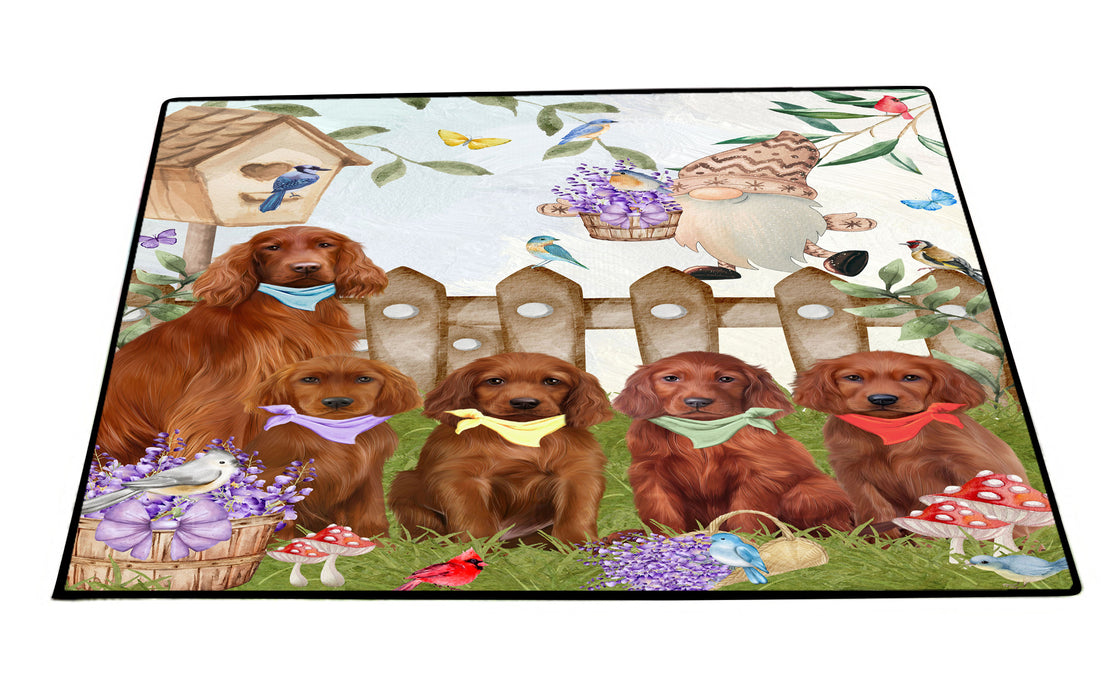 Irish Setter Floor Mat and Door Mats, Explore a Variety of Designs, Personalized, Anti-Slip Welcome Mat for Outdoor and Indoor, Custom Gift for Dog Lovers