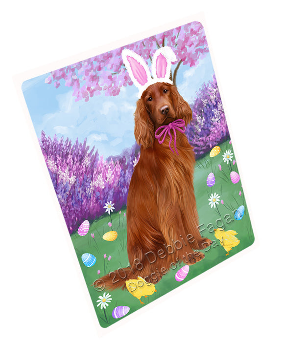 Easter Holiday Irish Red Setter Dog Large Refrigerator / Dishwasher Magnet RMAG103902