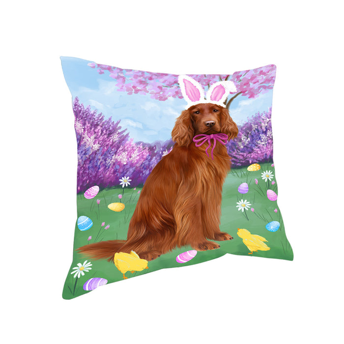 Easter Holiday Irish Red Setter Dog Pillow PIL82048