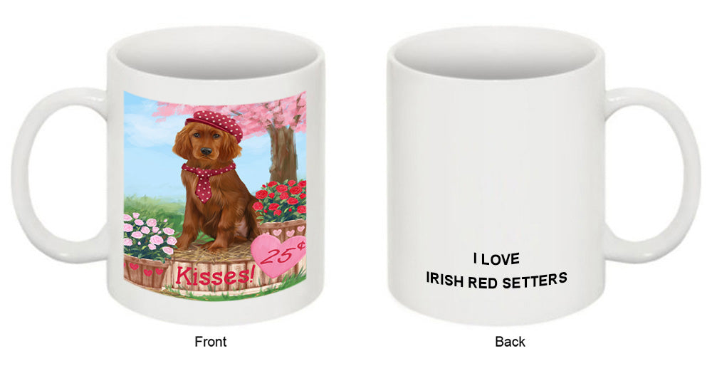 Rosie 25 Cent Kisses Irish Red Setter Dog Coffee Mug MUG51289