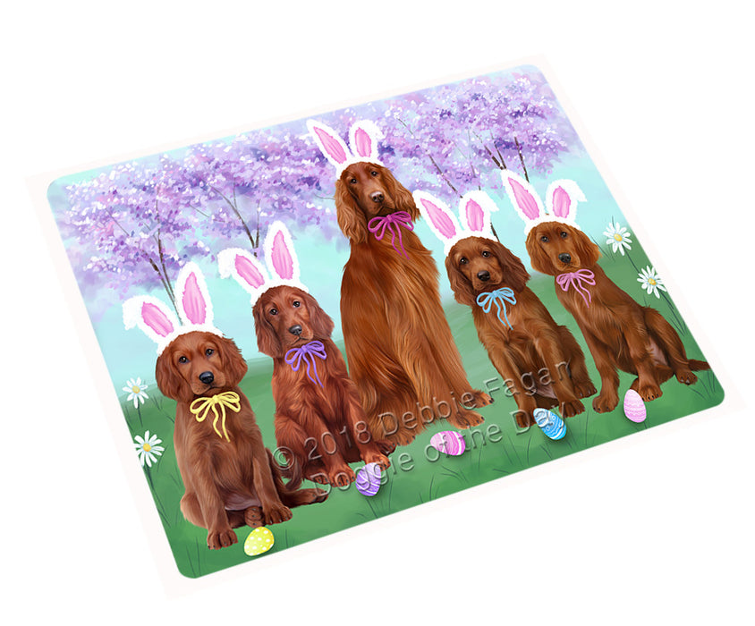 Easter Holiday Irish Red Setters Dog Cutting Board C75957