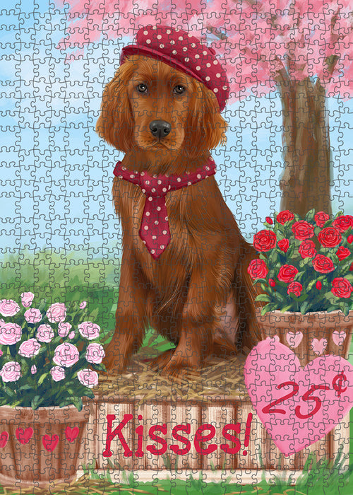 Rosie 25 Cent Kisses Irish Red Setter Dog Puzzle  PUZL91768