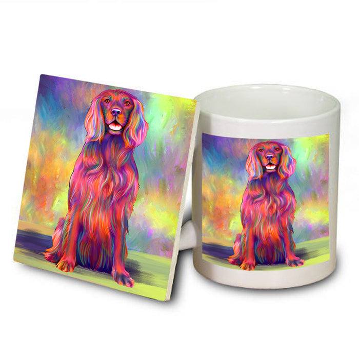 Paradise Wave Irish Red Setter Dog Mug and Coaster Set MUC56707