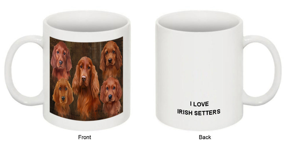 Rustic 5 Irish Setter Dog Coffee Mug MUG49535