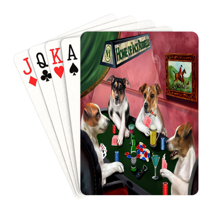 Home of Jack Russell Dogs Playing Poker Playing Card Decks
