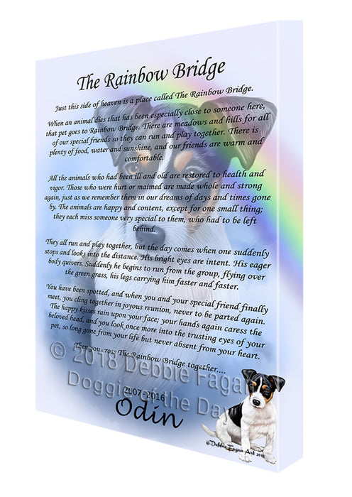 Rainbow Bridge Jack Russell Terrier Dog Canvas Print Wall Art Décor CVS123092