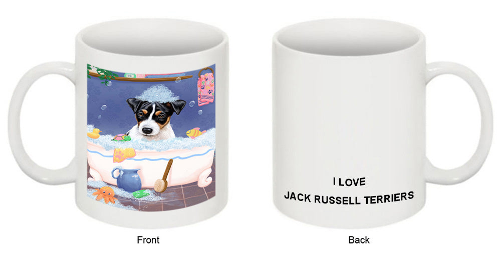 Rub A Dub Dog In A Tub Jack Russell Terrier Dog Coffee Mug MUG52784