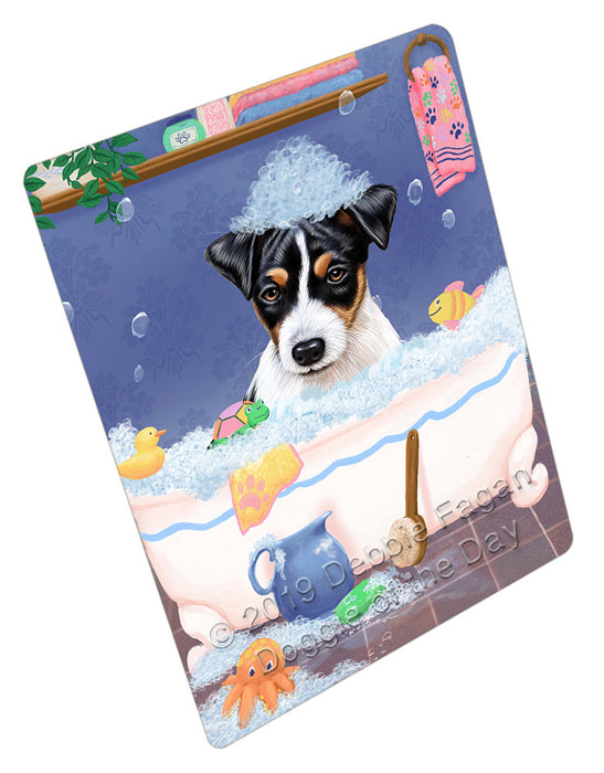 Rub A Dub Dog In A Tub Jack Russell Terrier Dog Refrigerator / Dishwasher Magnet RMAG109284