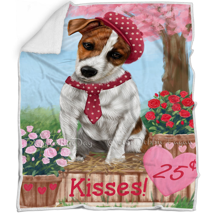 Rosie 25 Cent Kisses Jack Russell Terrier Dog Blanket BLNKT122988