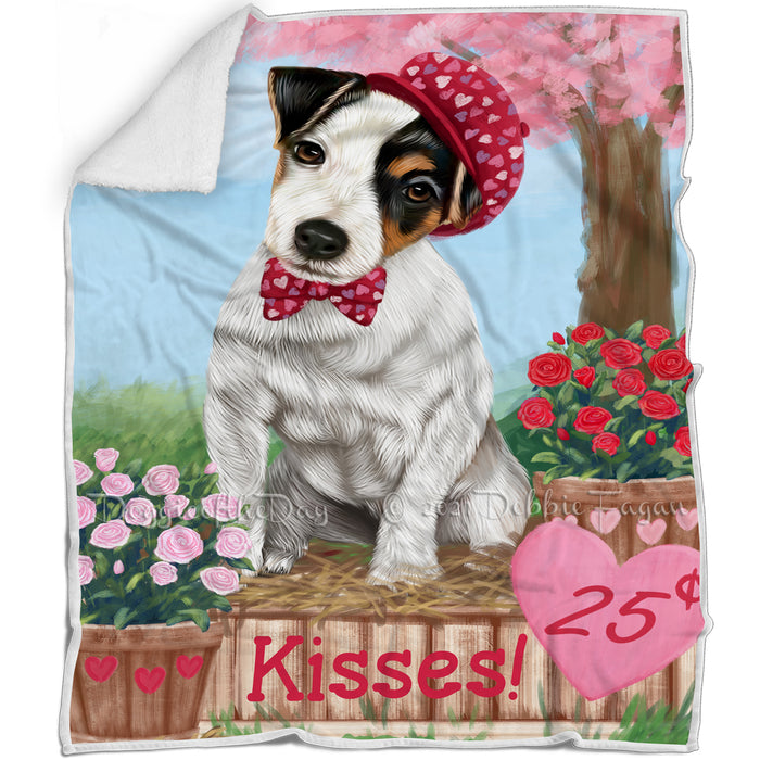 Rosie 25 Cent Kisses Jack Russell Terrier Dog Blanket BLNKT122997