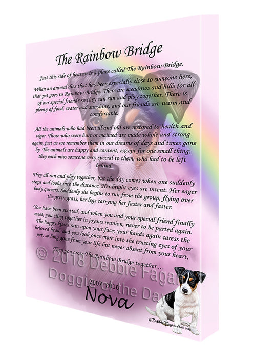 Rainbow Bridge Jack Russell Terrier Dog Canvas Print Wall Art Décor CVS123101