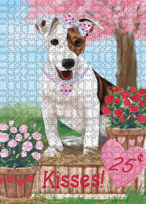 Rosie 25 Cent Kisses Jack Russell Terrier Dog Puzzle with Photo Tin PUZL92008