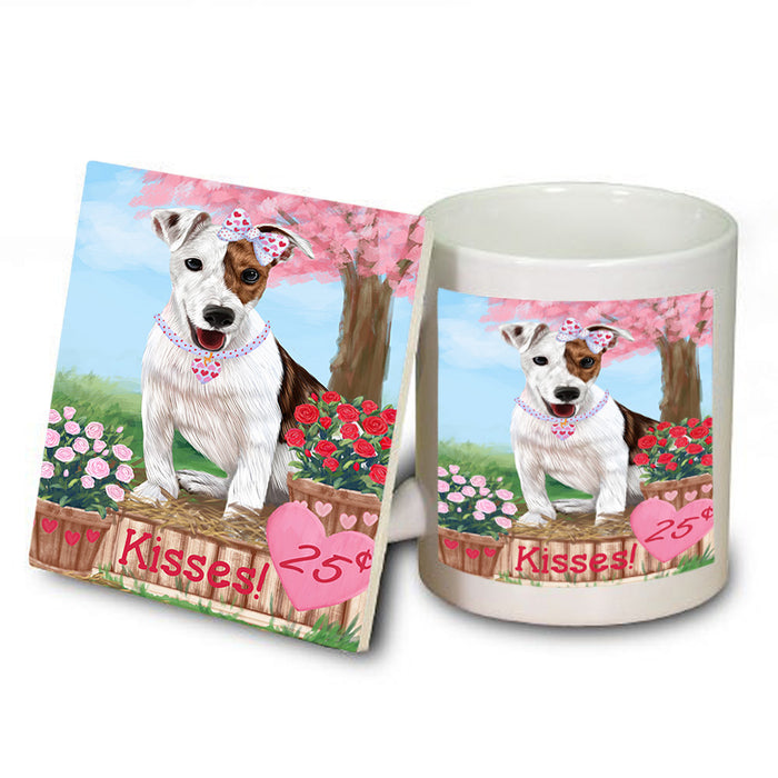 Rosie 25 Cent Kisses Jack Russell Terrier Dog Mug and Coaster Set MUC55943