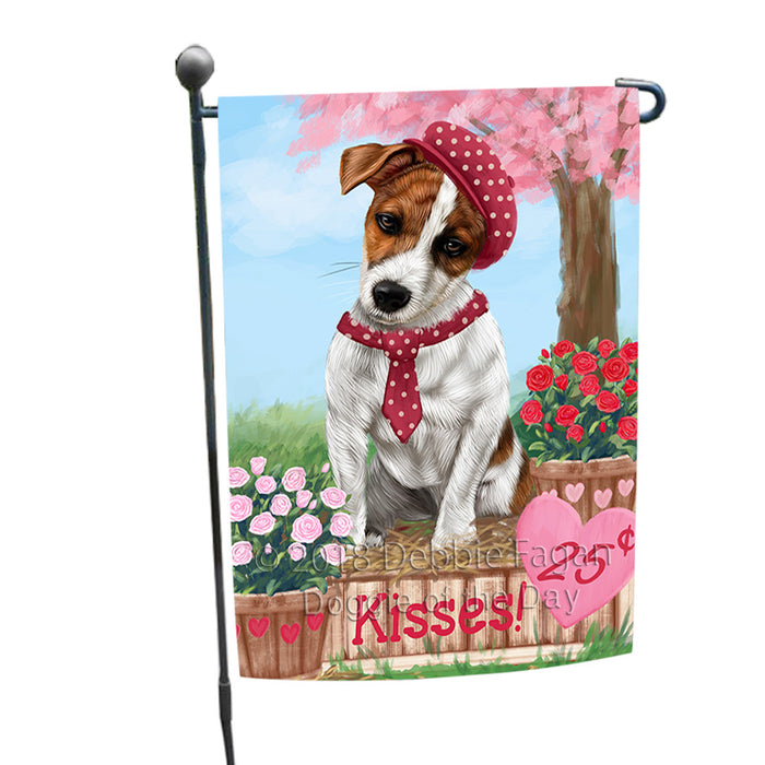 Rosie 25 Cent Kisses Jack Russell Terrier Dog Garden Flag GFLG56500