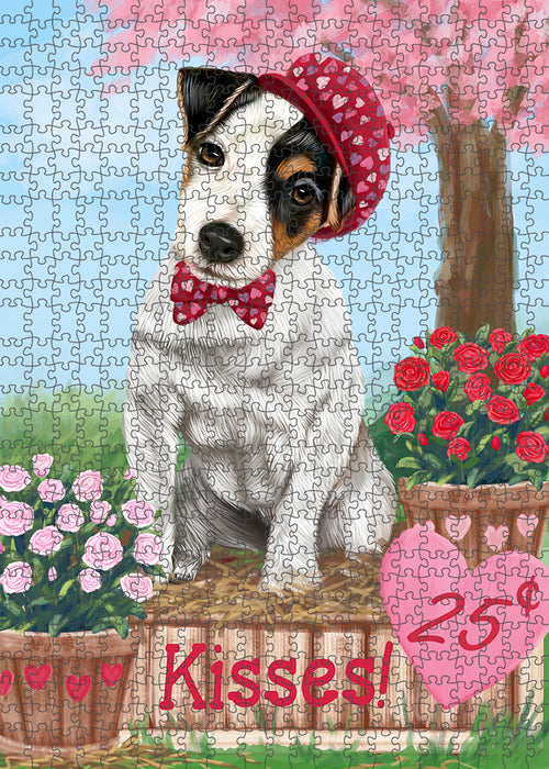 Rosie 25 Cent Kisses Jack Russell Terrier Dog Puzzle with Photo Tin PUZL92016