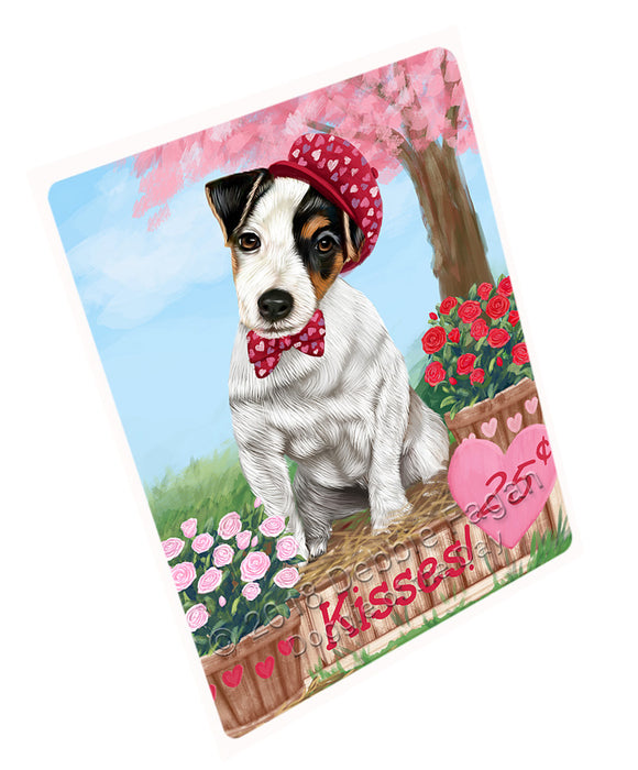 Rosie 25 Cent Kisses Jack Russell Terrier Dog Large Refrigerator / Dishwasher Magnet RMAG97986