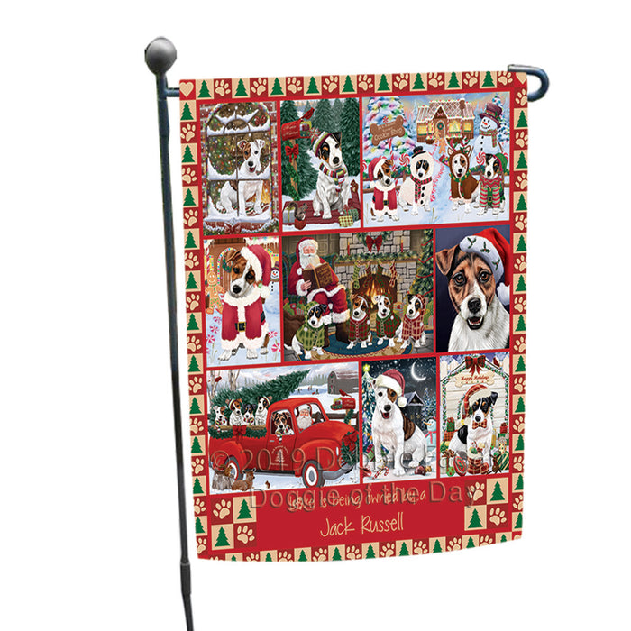 Love is Being Owned Christmas Jack Russell Terrier Dogs Garden Flag GFLG65904