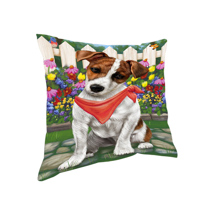Spring Floral Jack Russell Dog Pillow PIL55444