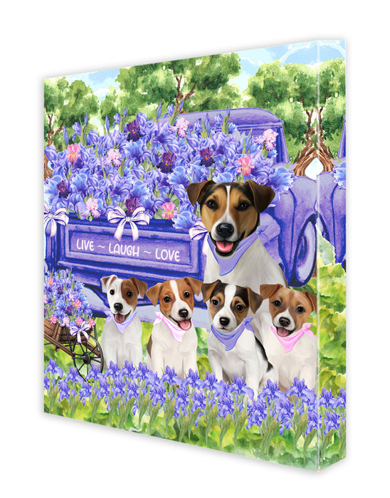 Jack Russell Canvas: Explore a Variety of Designs, Personalized, Digital Art Wall Painting, Custom, Ready to Hang Room Decor, Dog Gift for Pet Lovers
