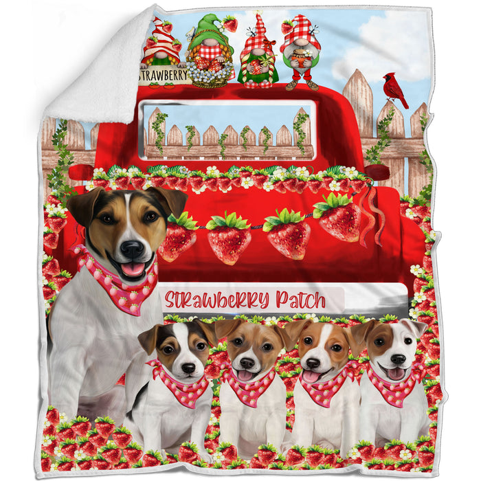 Jack Russell Blanket: Explore a Variety of Custom Designs, Bed Cozy Woven, Fleece and Sherpa, Personalized Dog Gift for Pet Lovers