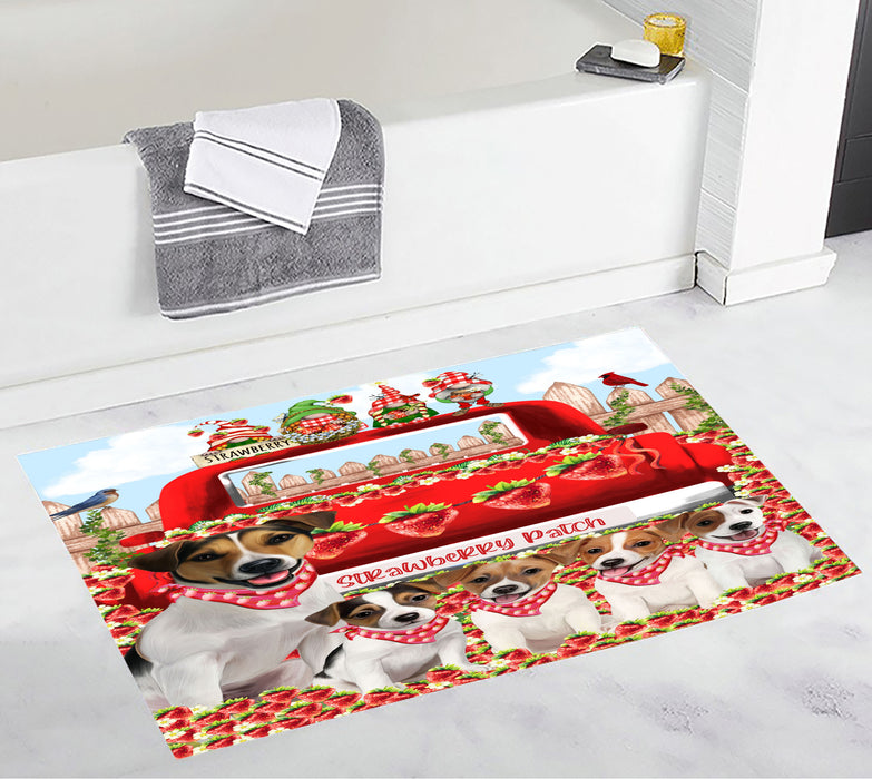 Jack Russell Personalized Bath Mat, Explore a Variety of Custom Designs, Anti-Slip Bathroom Rug Mats, Pet and Dog Lovers Gift