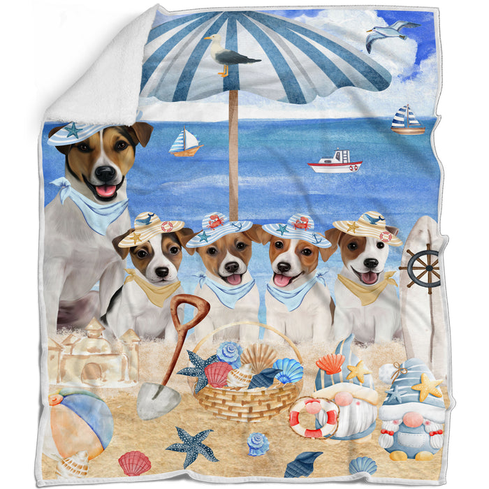 Jack Russell Blanket: Explore a Variety of Designs, Custom, Personalized, Cozy Sherpa, Fleece and Woven, Dog Gift for Pet Lovers
