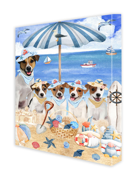 Jack Russell Canvas: Explore a Variety of Personalized Designs, Custom, Digital Art Wall Painting, Ready to Hang Room Decor, Gift for Dog and Pet Lovers