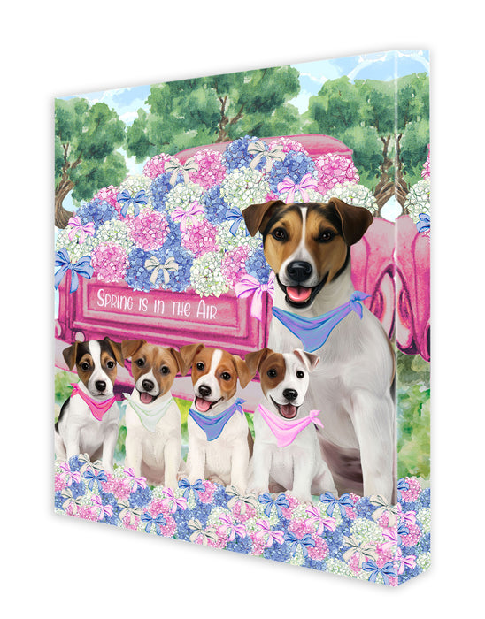 Jack Russell Canvas: Explore a Variety of Custom Designs, Personalized, Digital Art Wall Painting, Ready to Hang Room Decor, Gift for Pet & Dog Lovers