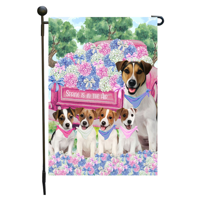 Jack Russell Dogs Garden Flag: Explore a Variety of Personalized Designs, Double-Sided, Weather Resistant, Custom, Outdoor Garden Yard Decor for Dog and Pet Lovers