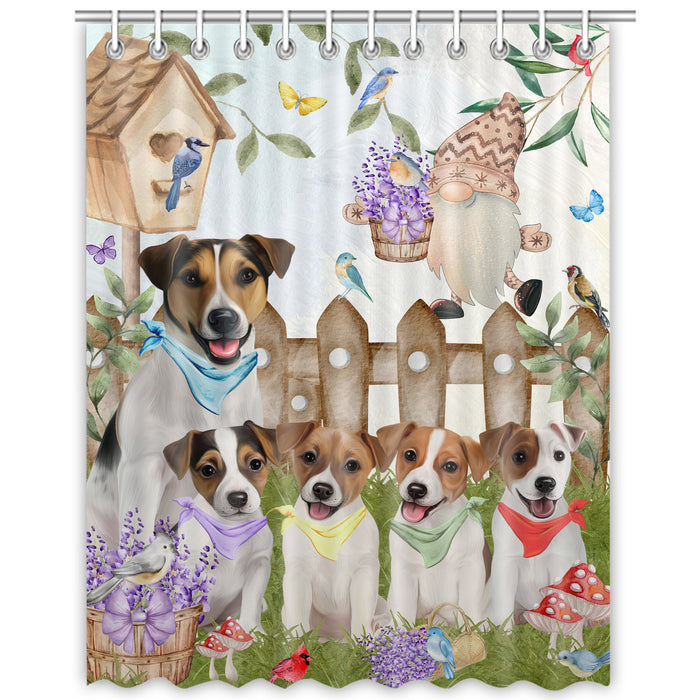 Jack Russell Shower Curtain: Explore a Variety of Designs, Custom, Personalized, Waterproof Bathtub Curtains for Bathroom with Hooks, Gift for Dog and Pet Lovers