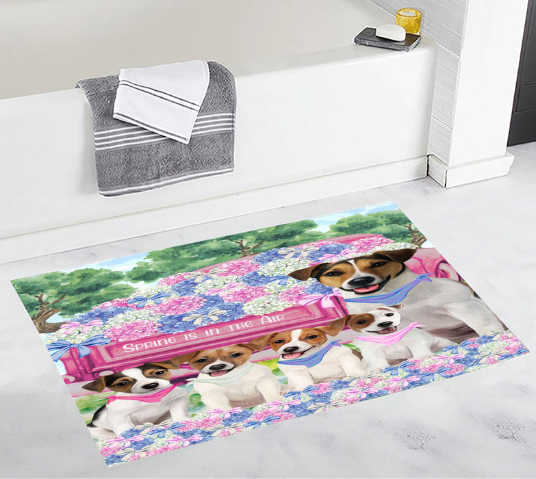Jack Russell Anti-Slip Bath Mat, Explore a Variety of Designs, Soft and Absorbent Bathroom Rug Mats, Personalized, Custom, Dog and Pet Lovers Gift
