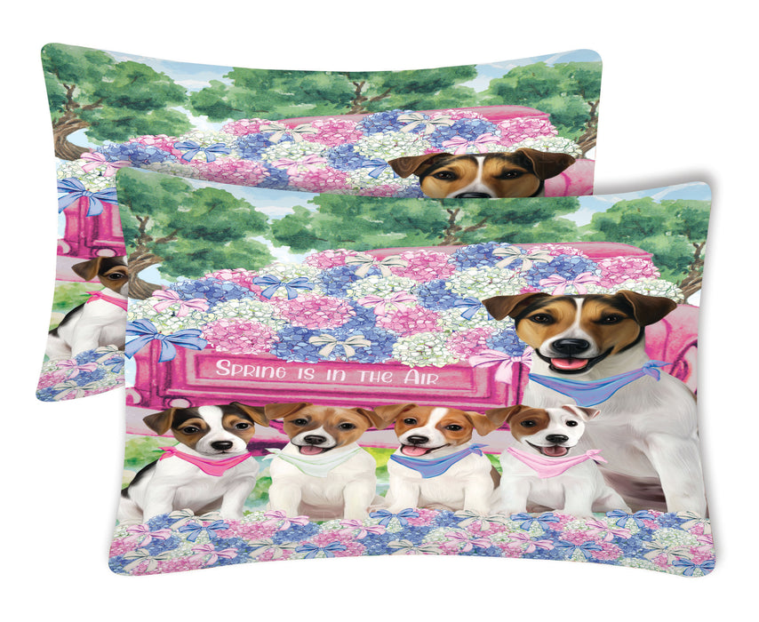 Jack Russell Pillow Case: Explore a Variety of Custom Designs, Personalized, Soft and Cozy Pillowcases Set of 2, Gift for Pet and Dog Lovers