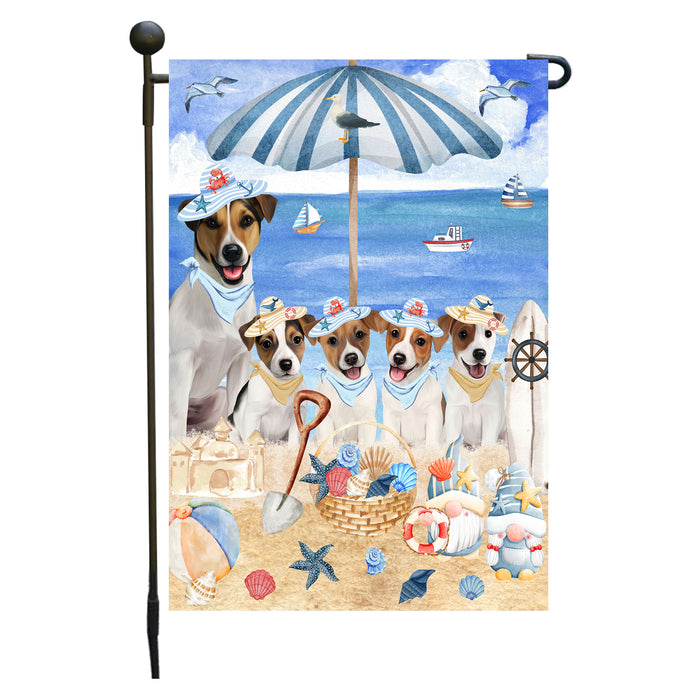 Jack Russell Dogs Garden Flag, Double-Sided Outdoor Yard Garden Decoration, Explore a Variety of Designs, Custom, Weather Resistant, Personalized, Flags for Dog and Pet Lovers