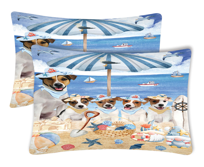 Jack Russell Pillow Case, Soft and Breathable Pillowcases Set of 2, Explore a Variety of Designs, Personalized, Custom, Gift for Dog Lovers